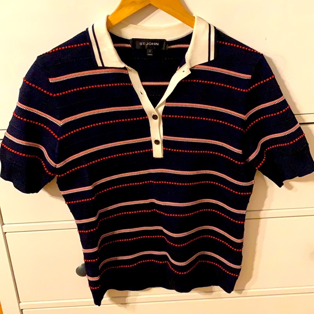 St. John tennis knit polo
